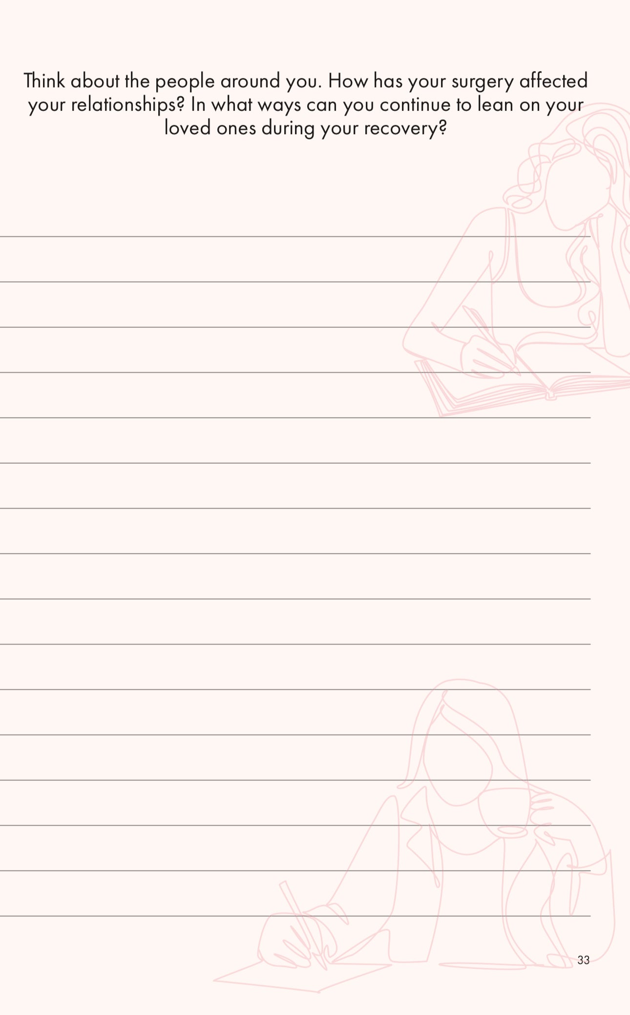 My Words of Healing - Writing Guided Journal for emotional support During Breast Cancer Treatments