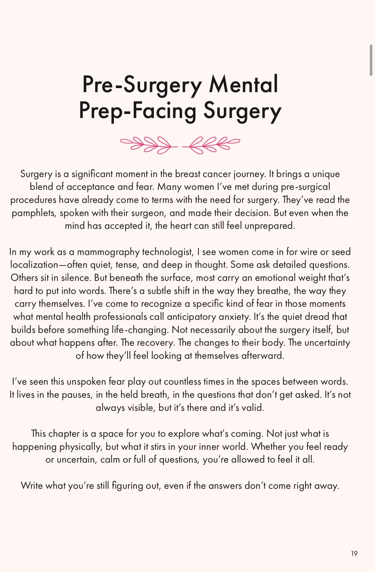 My Words of Healing - Writing Guided Journal for emotional support During Breast Cancer Treatments